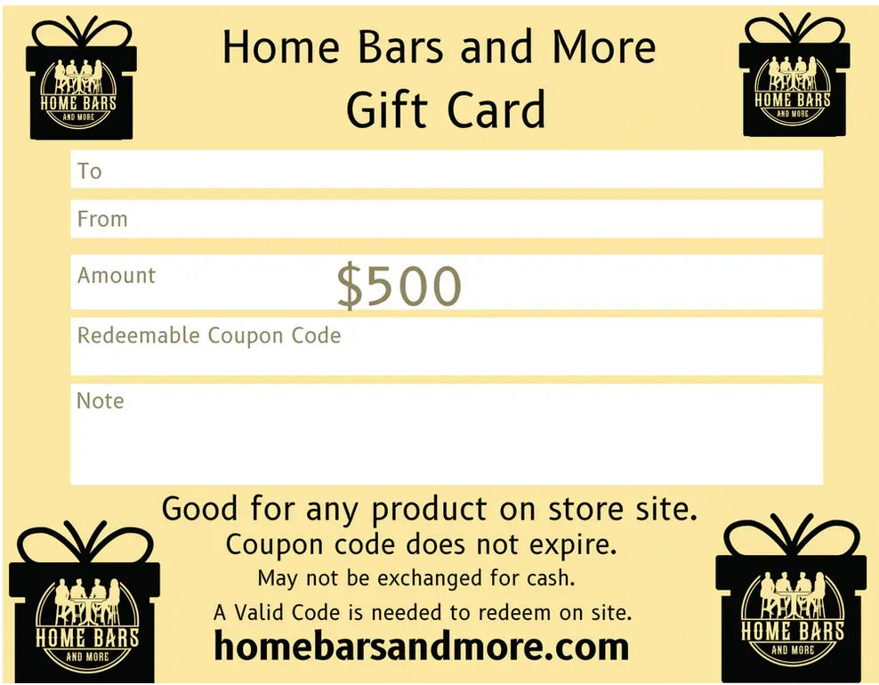 Home Bars And More Now Offering Digital Gift Cards