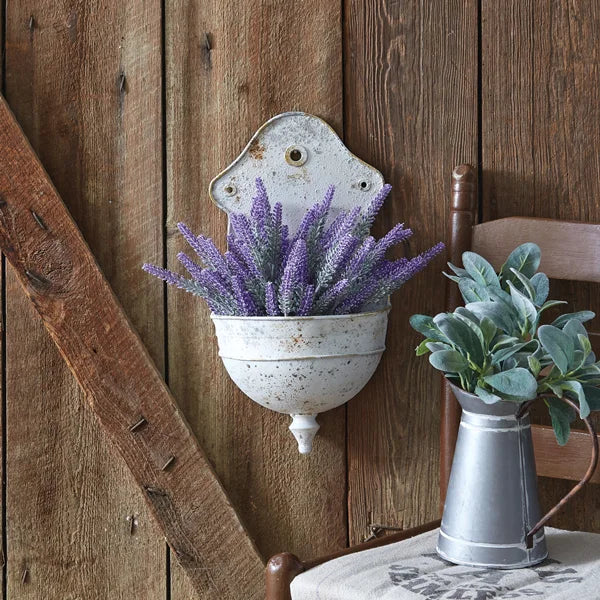 Rustic Cottage Wall Water Fountain Planter