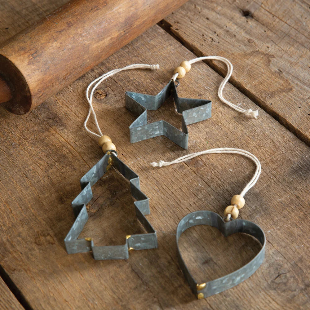 Metal Cookie Cutter Ornaments
