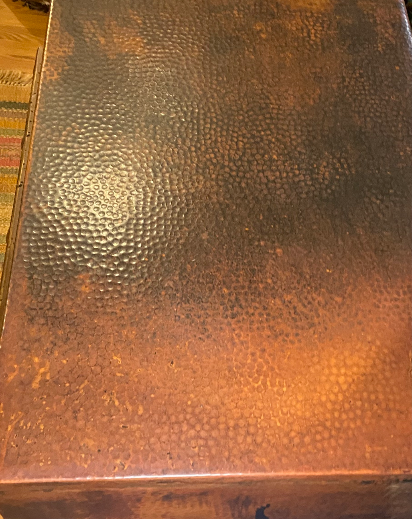 Solid copper top