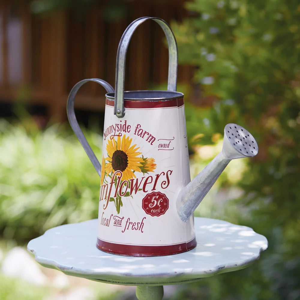 Sunflowers Watering Can