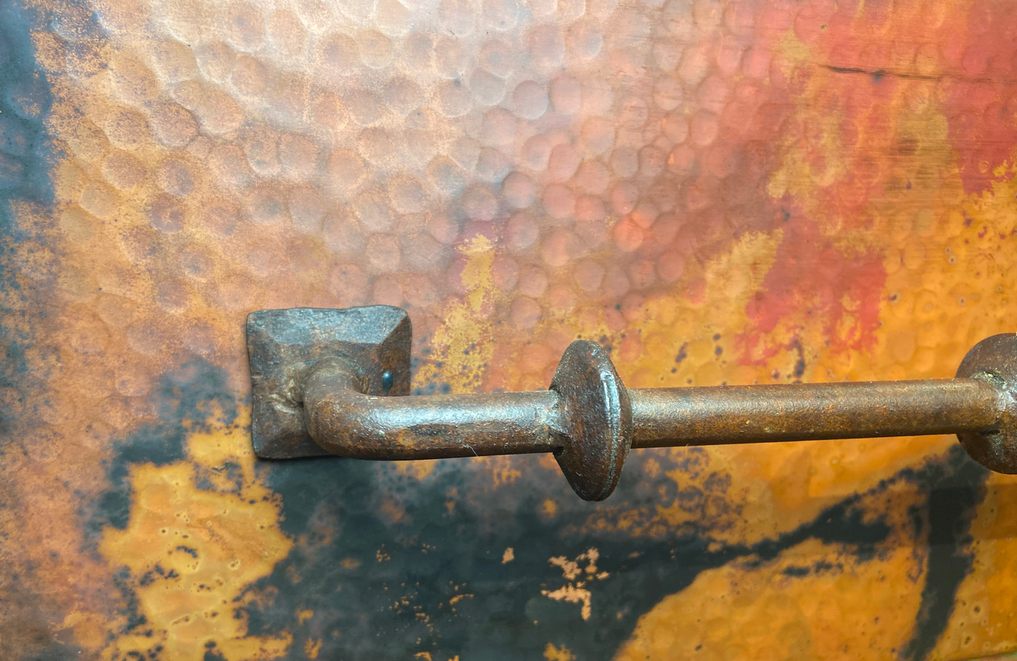 Close up of ironwork