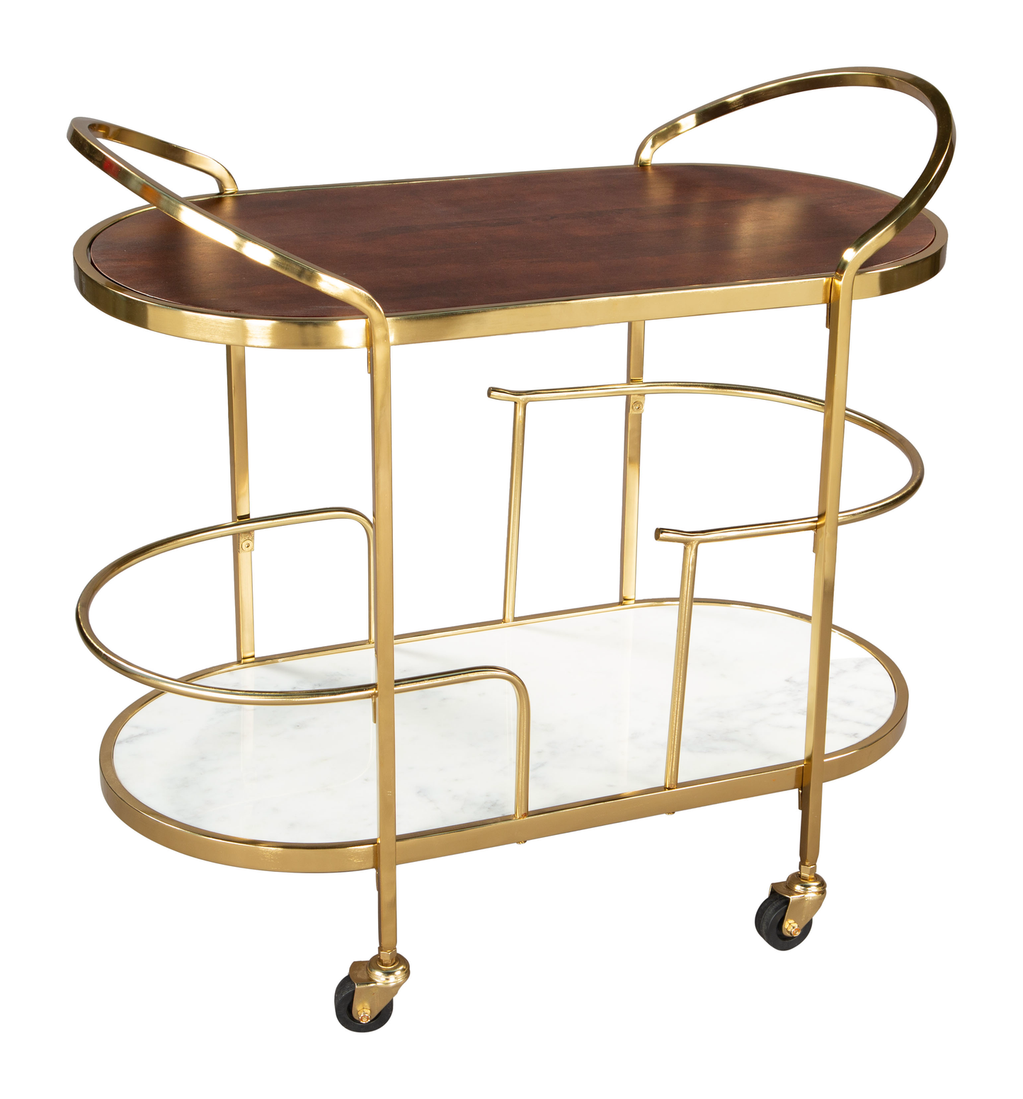 Art Deco Design Serving Cart