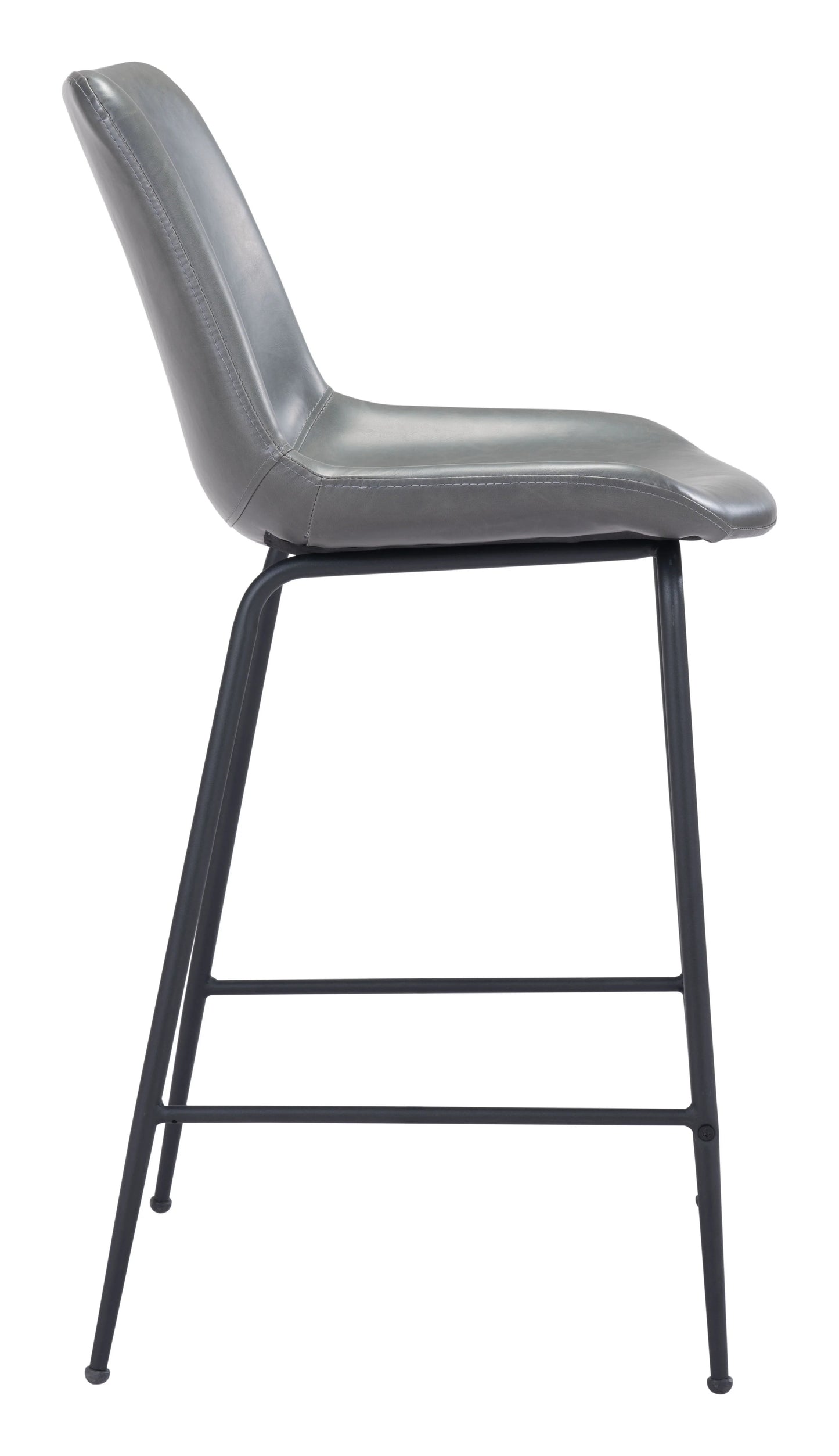Byron Counter Stool Gray lateral view