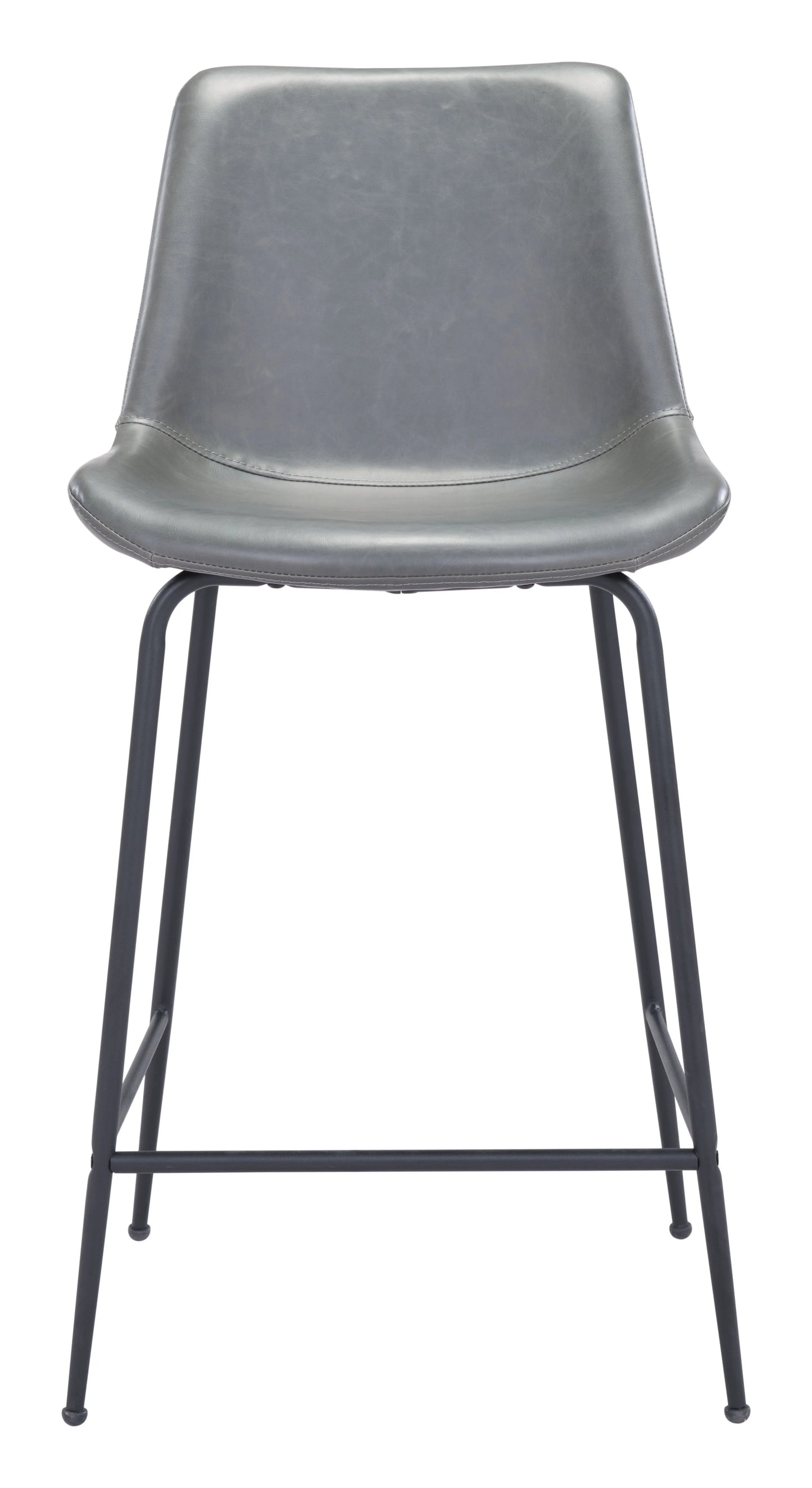 Byron Counter Stool Gray frontg chair