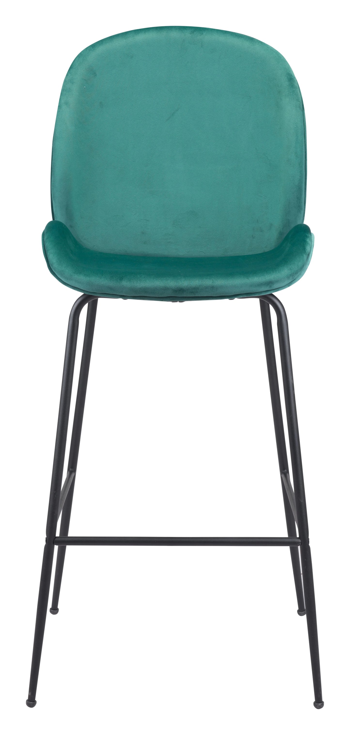 Miles Barstool Green Front View