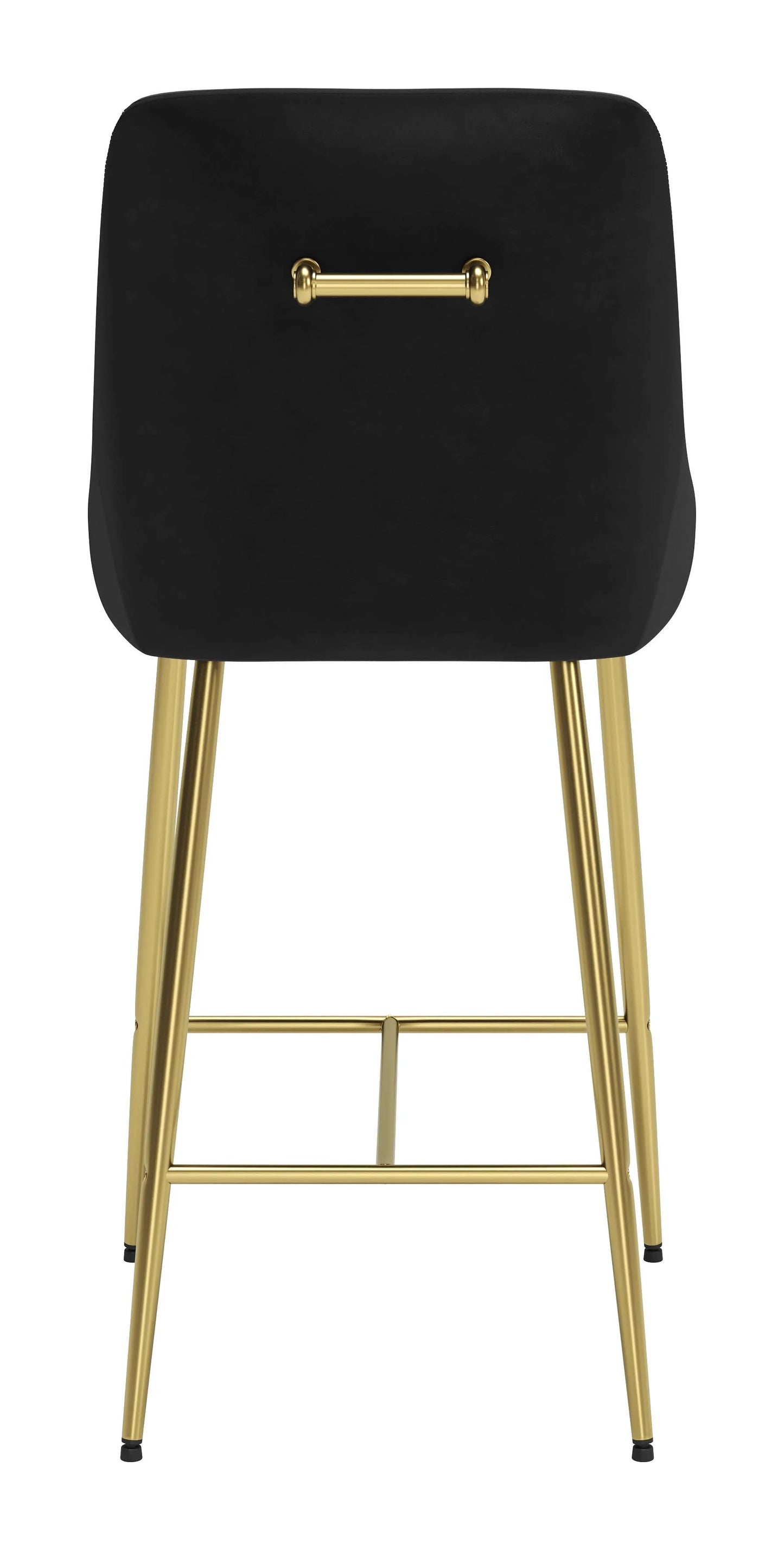 Madelaine Counter Stool Black & GoldRear View