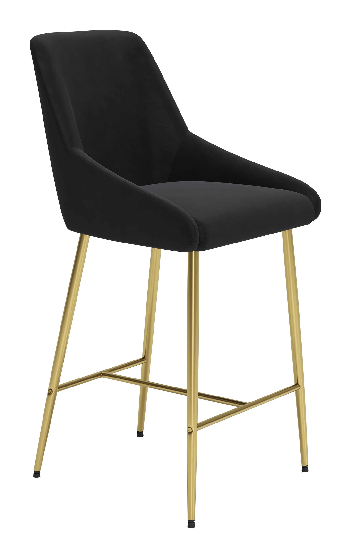 Counter Stool Black & Gold