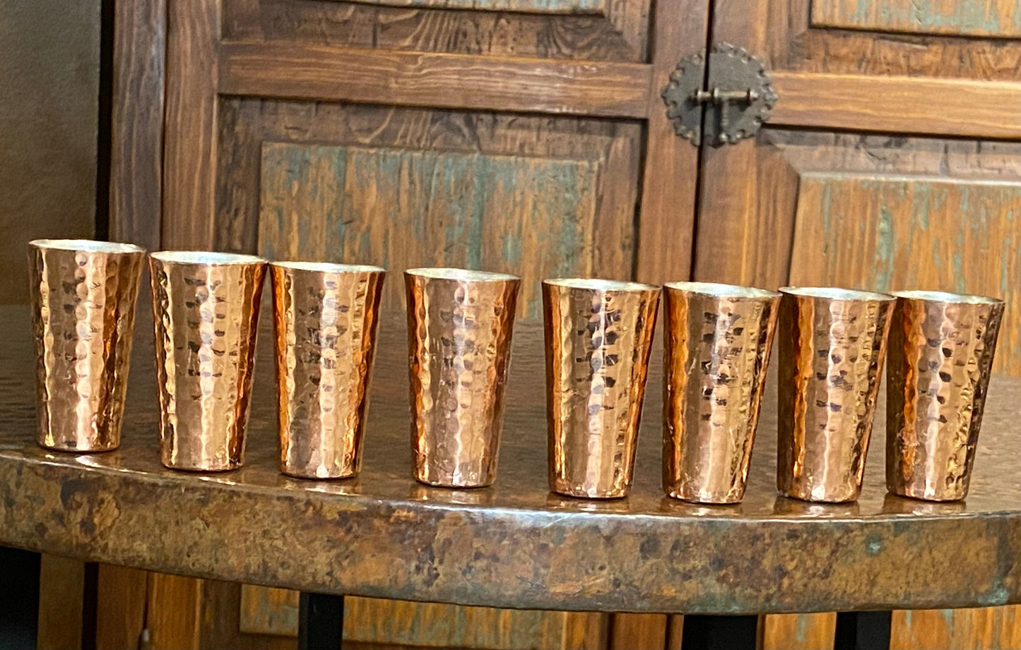 Made by hand shot glasses 