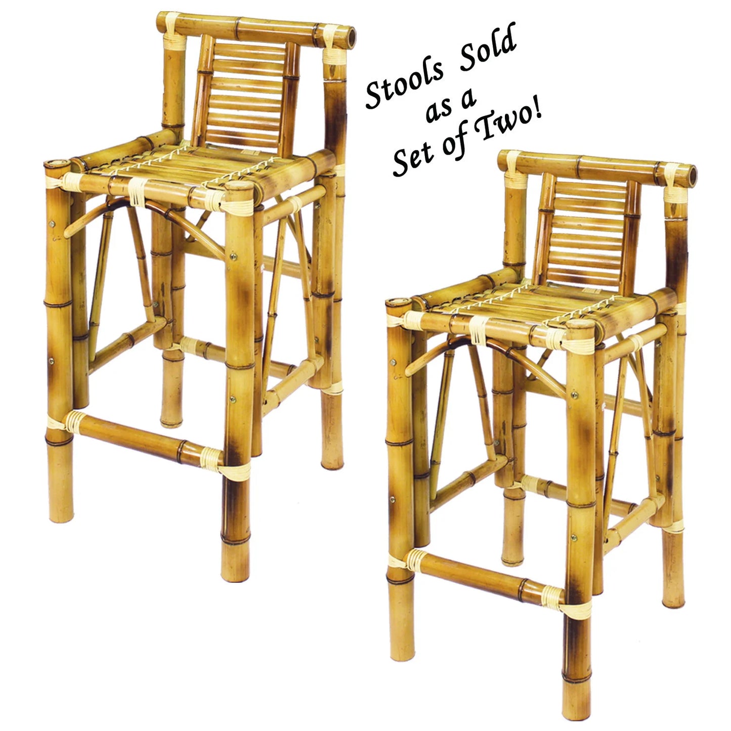 RAM Outdoor Bamboo Tiki Bar Set (Chair Set)