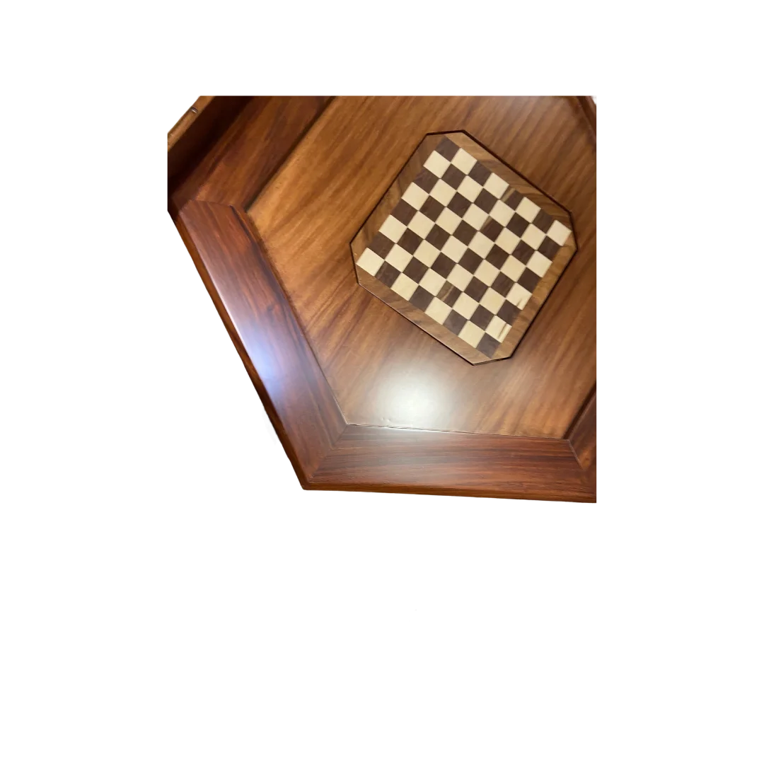 Chess board from above
