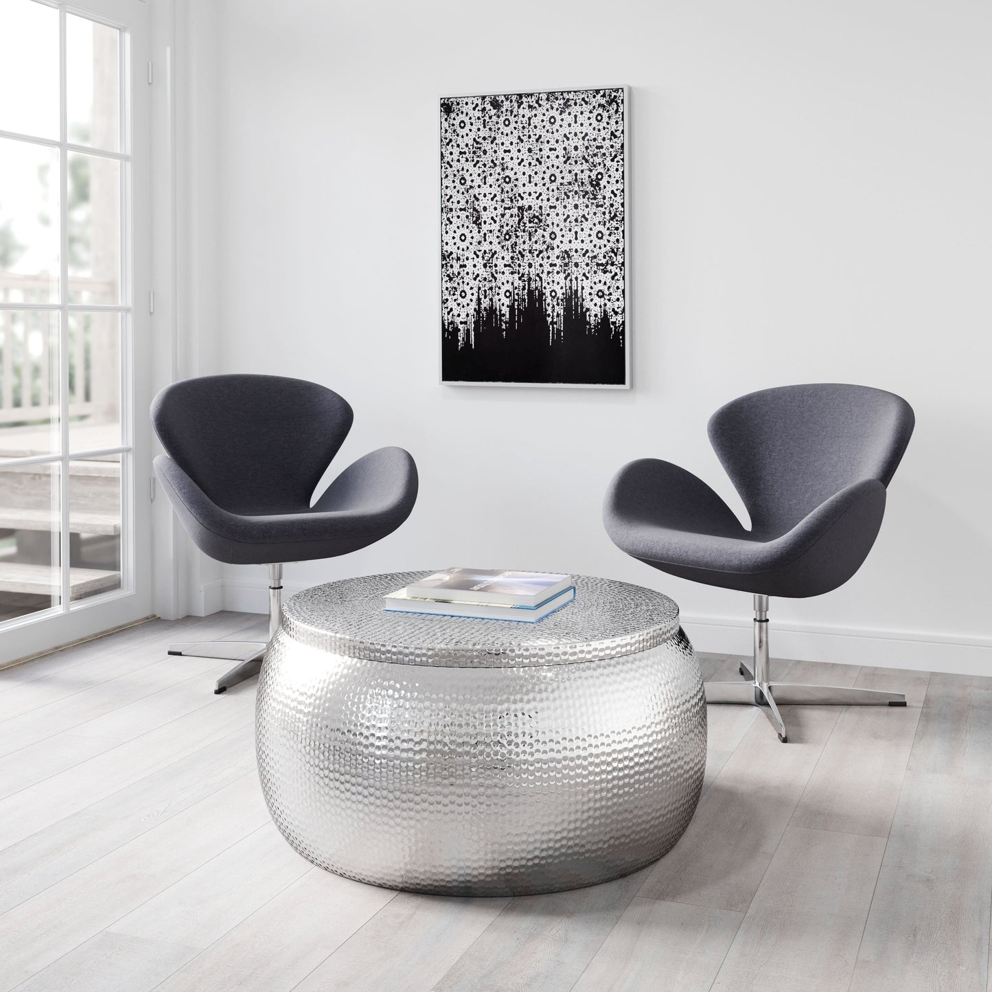 Solo Coffee Table in Silver