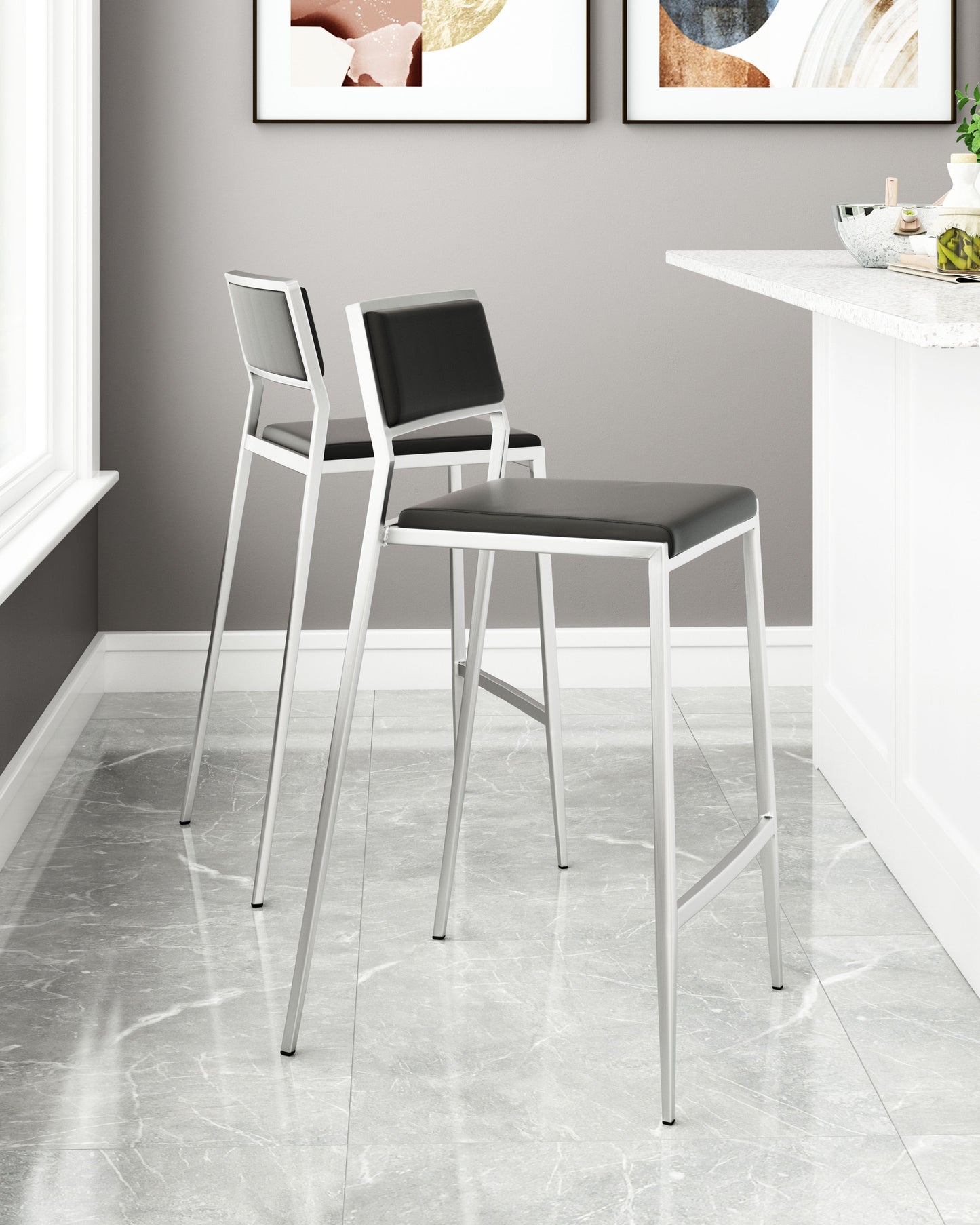 Dolemite Counter Stool in Black 