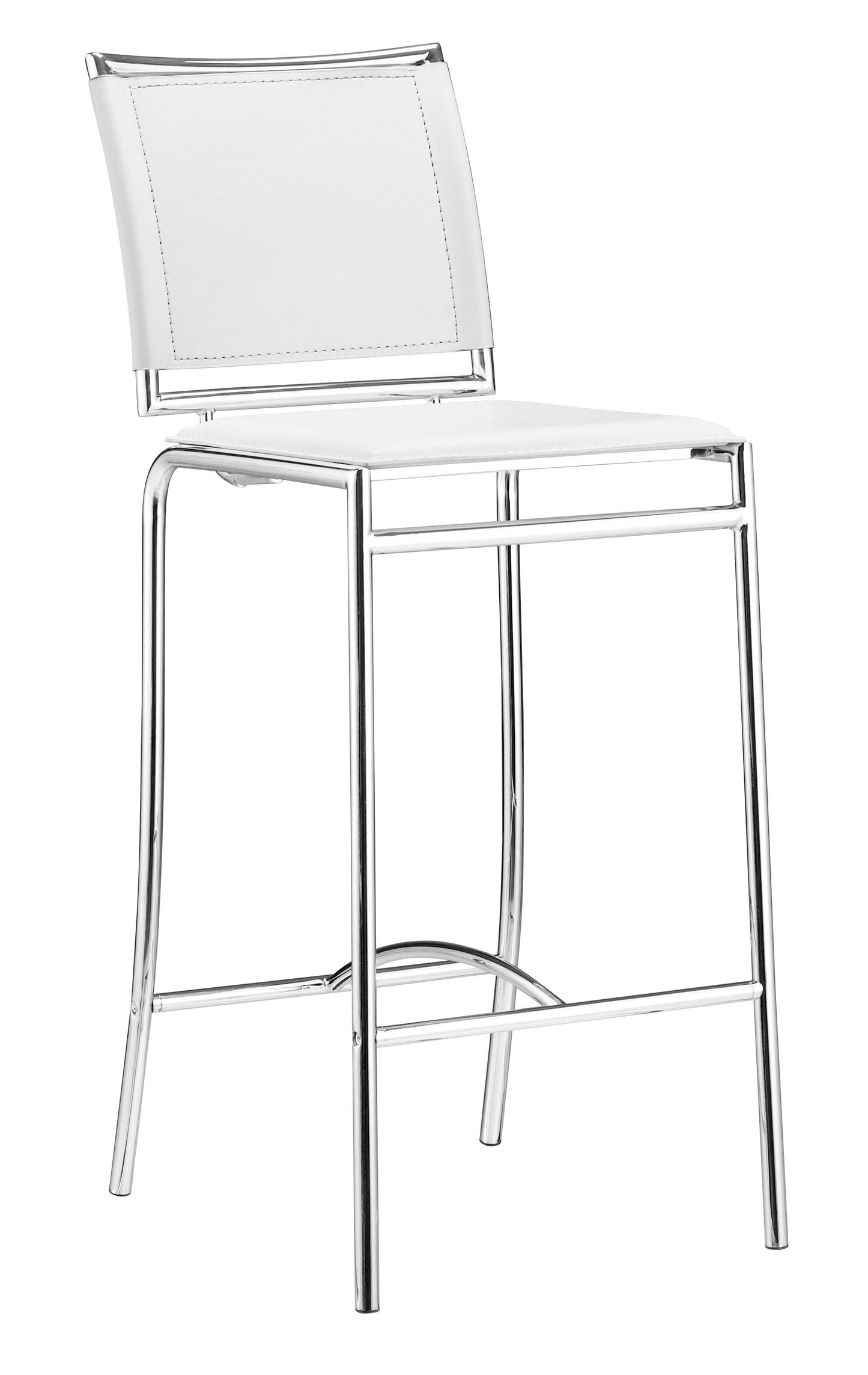Soar modern bar chair with white seat