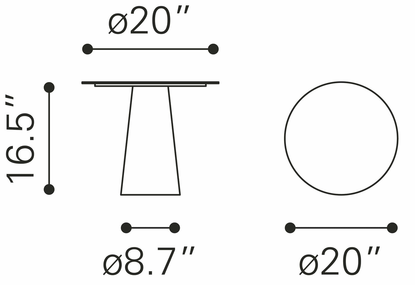 Dimensions of Reo 