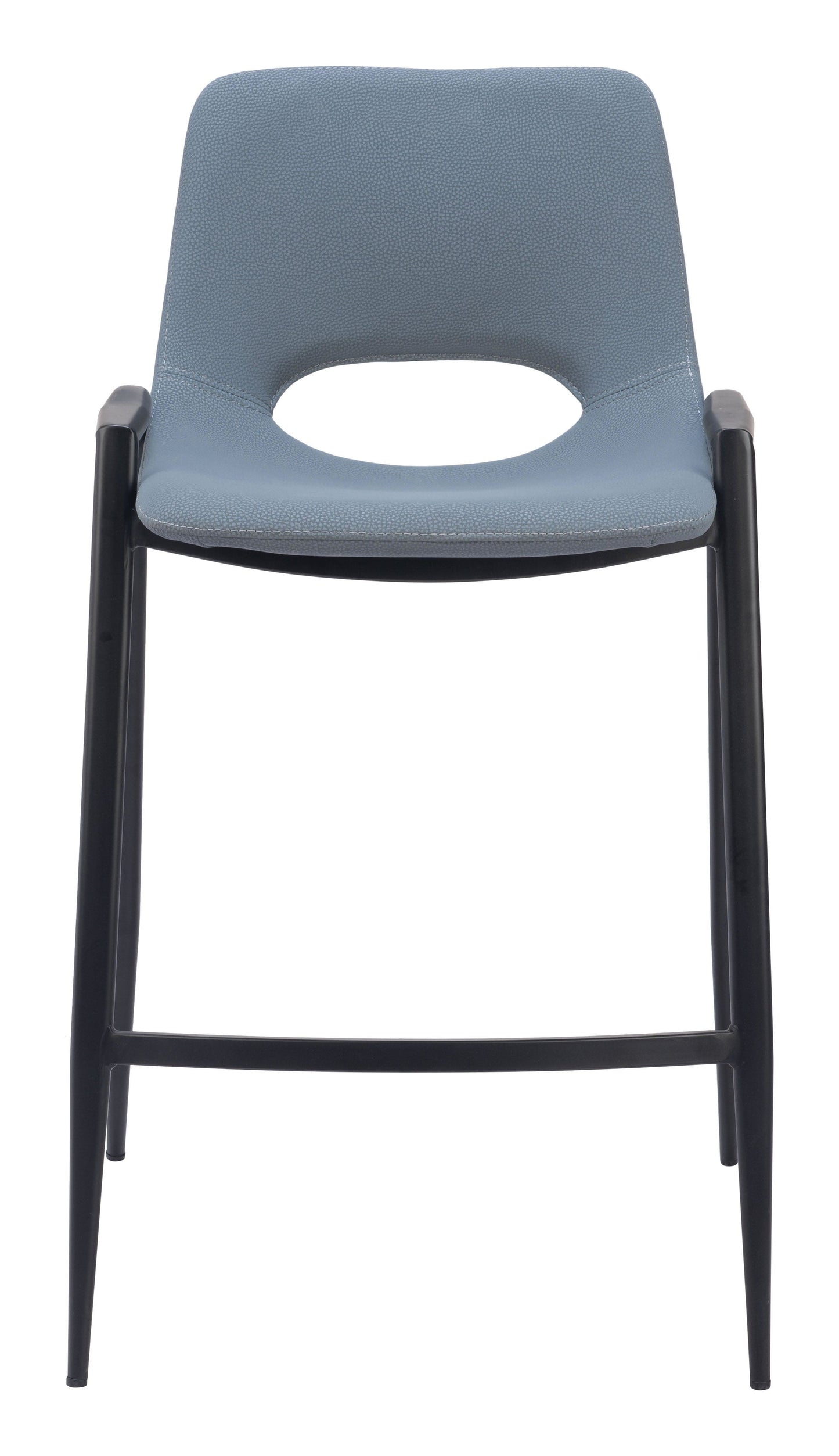 Front View of Modern Counter Stool