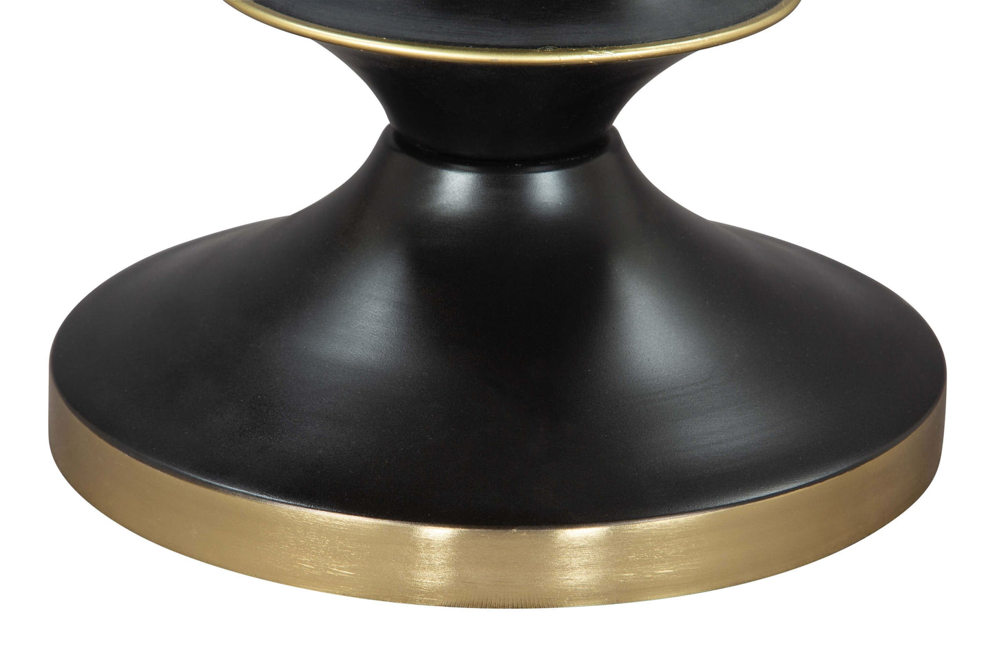 Base of table in black and gold