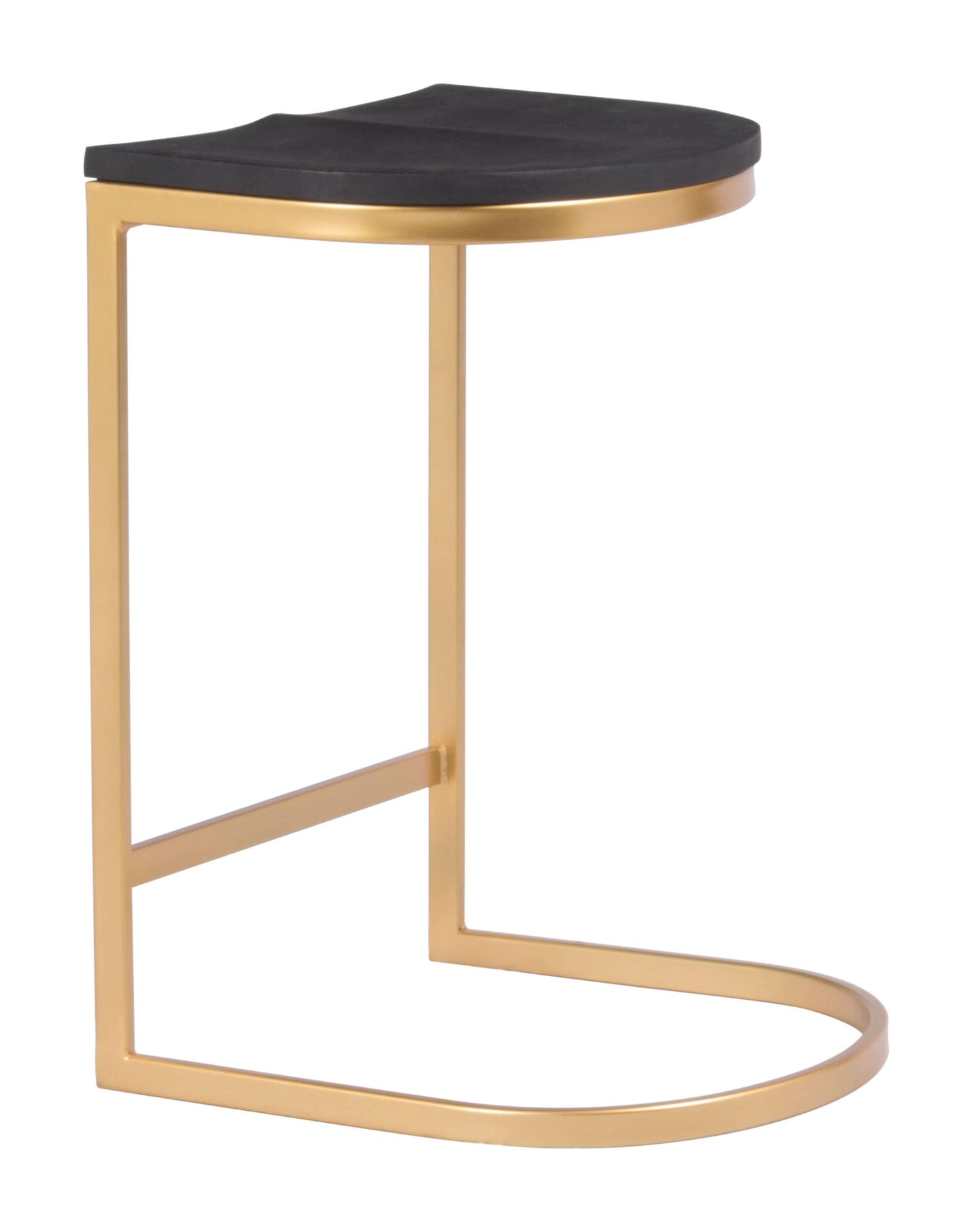 Angled view of no assembly stool
