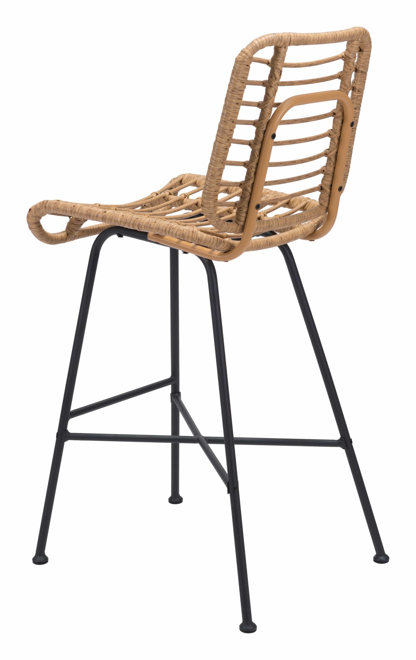 Materials - Powder Coated Steel, Synthetic Rattan Weave Polyethylene