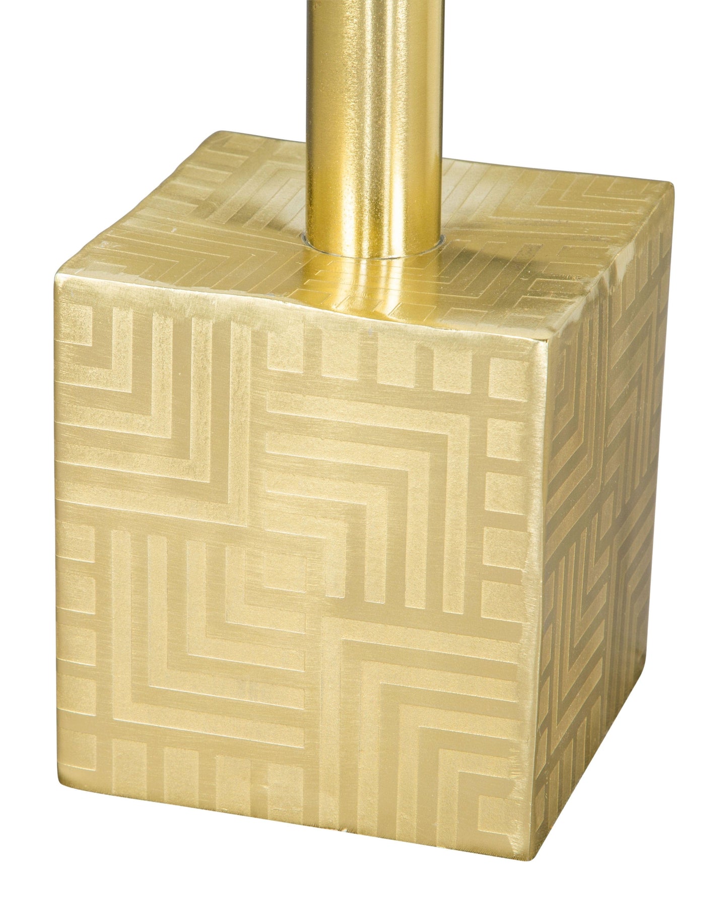 Base with gold design