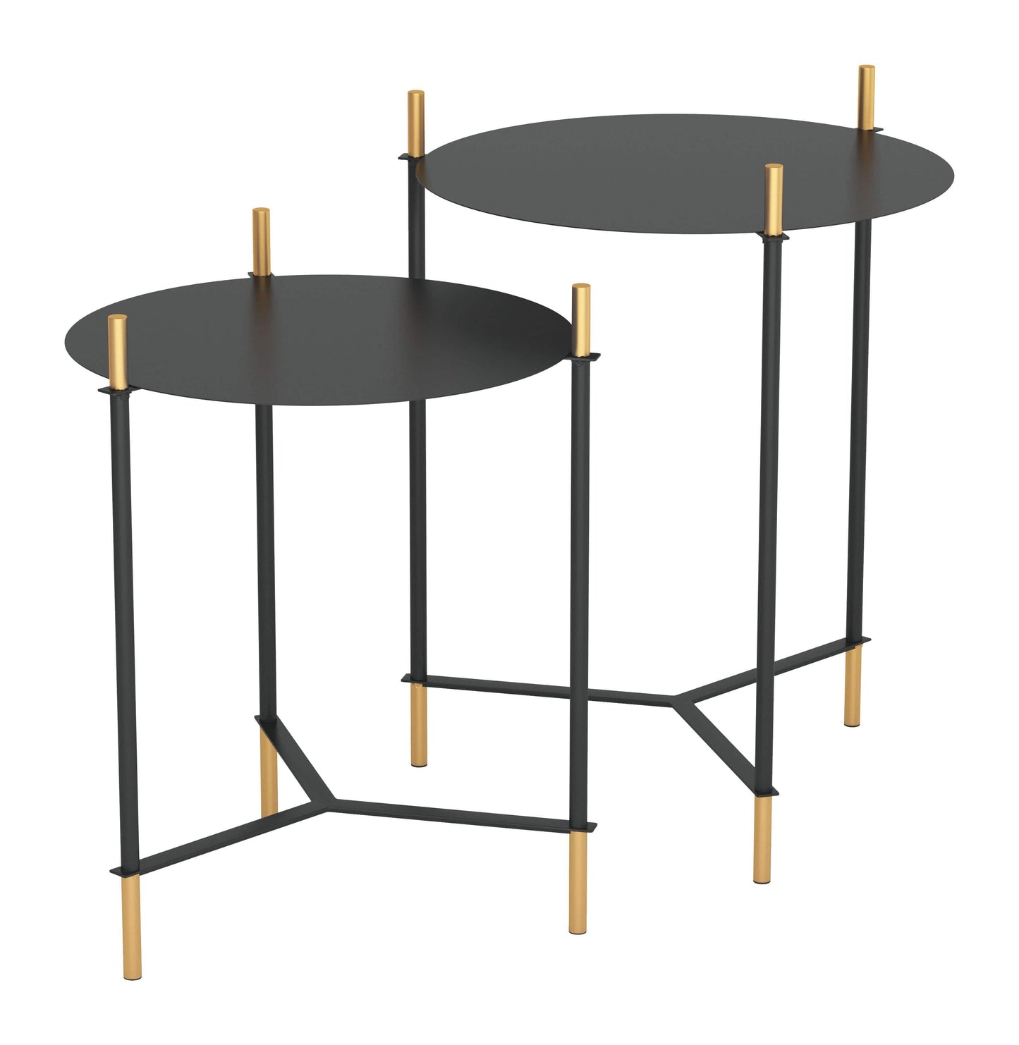 Tables can slide together since the heights vary