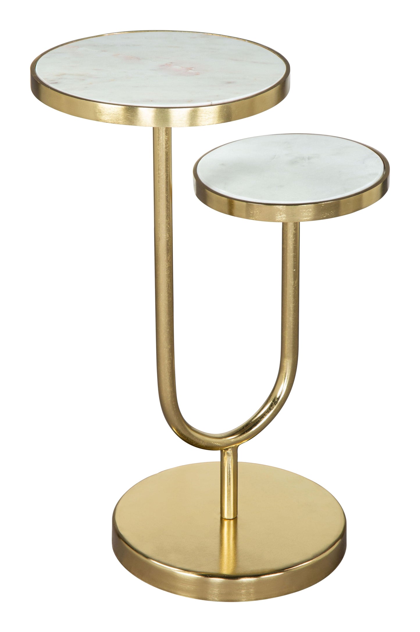 Marc Drink Table with gold electroplated legs