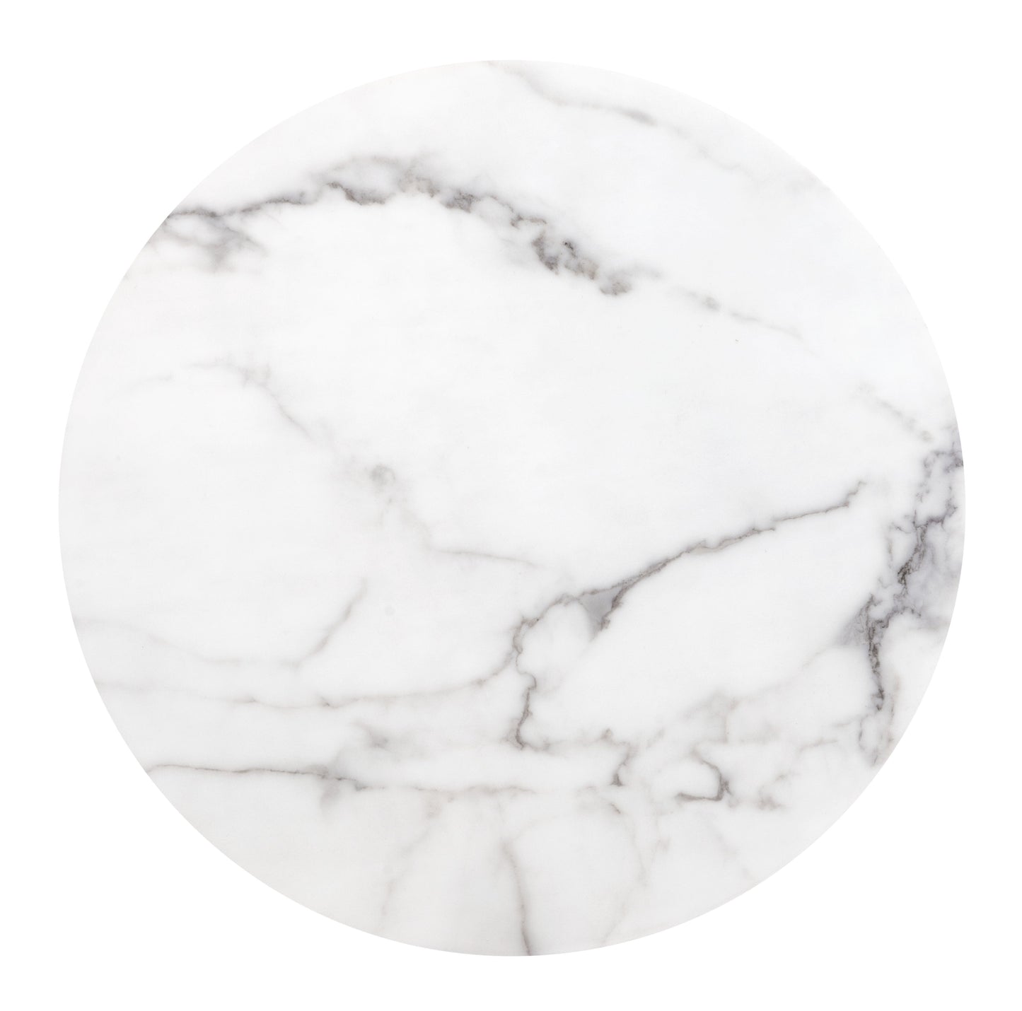 Faux marble top from above