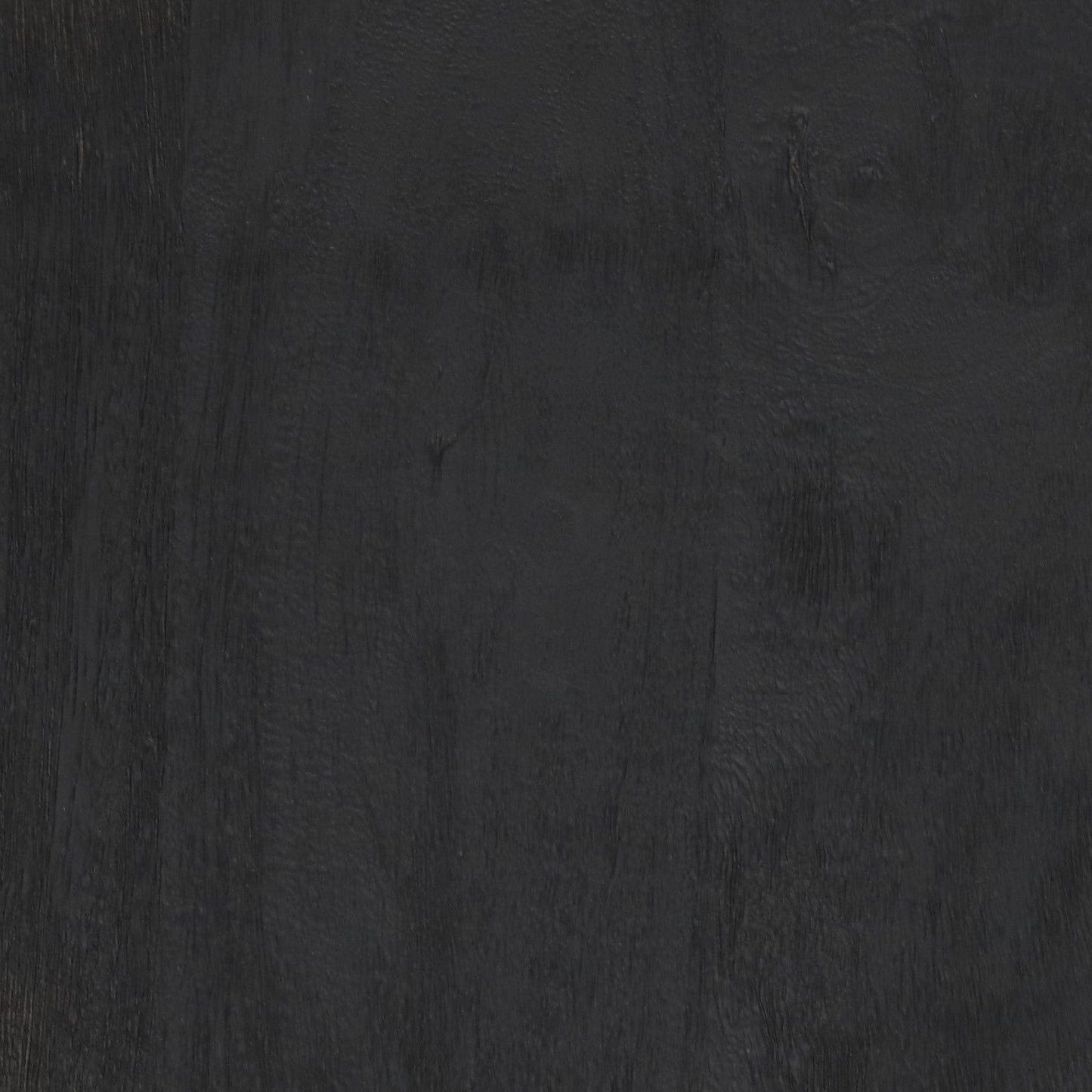 Close up of Mango Wood painted black