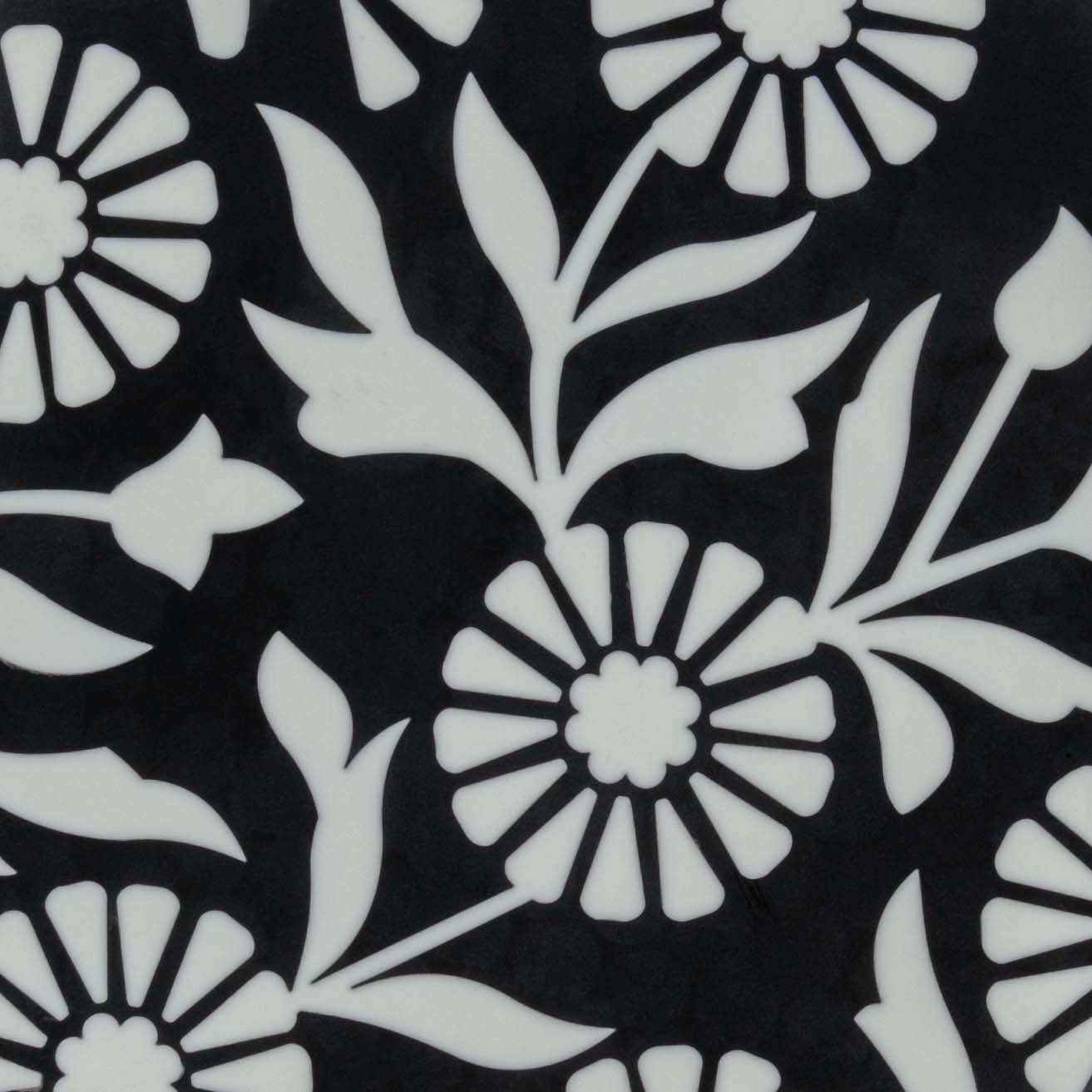 Close up of flower pattern