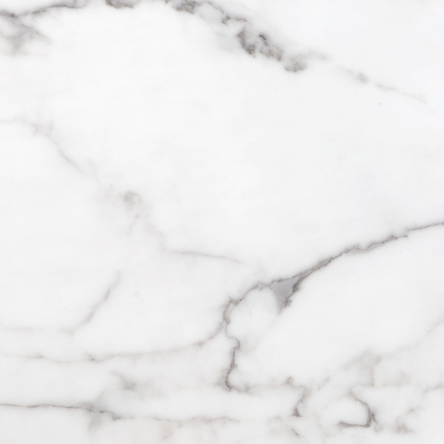 Close up of white faux marble
