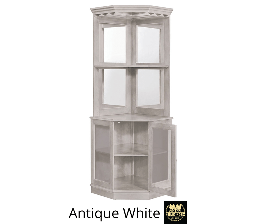 Antique White Finish - Front View Open
