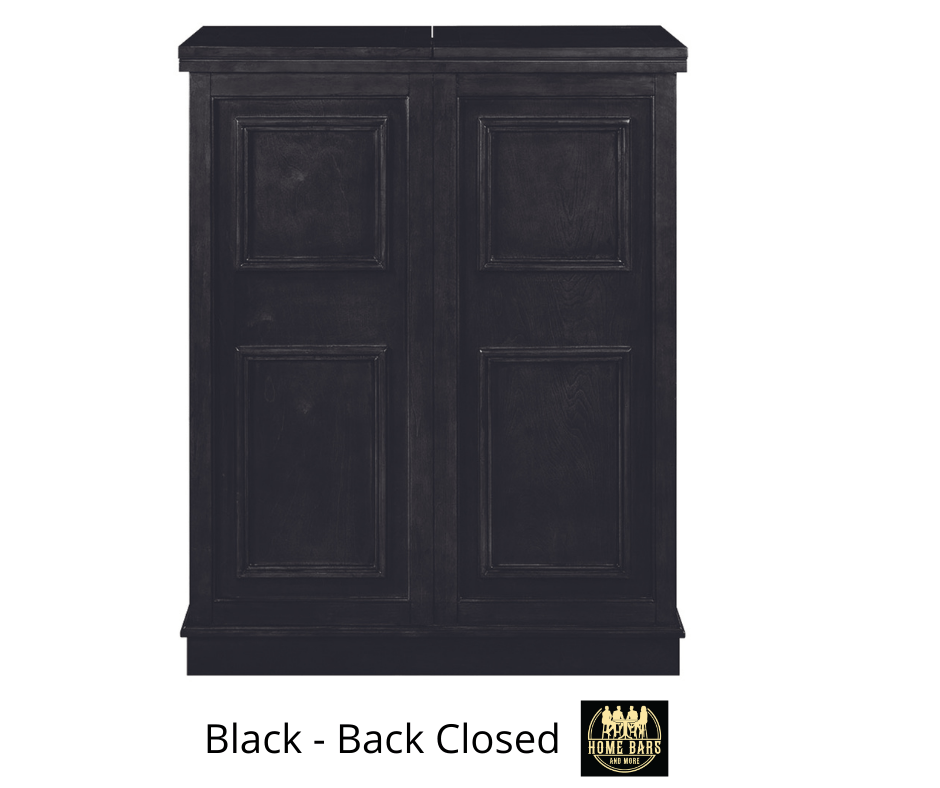 Back Closed - in Black Finish 