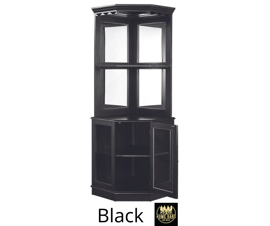 Black Finish Open Front