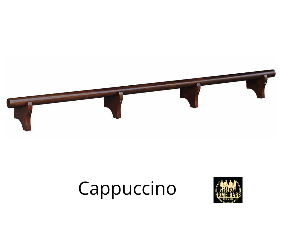 Cappuccino Finish 84" Foot Rail