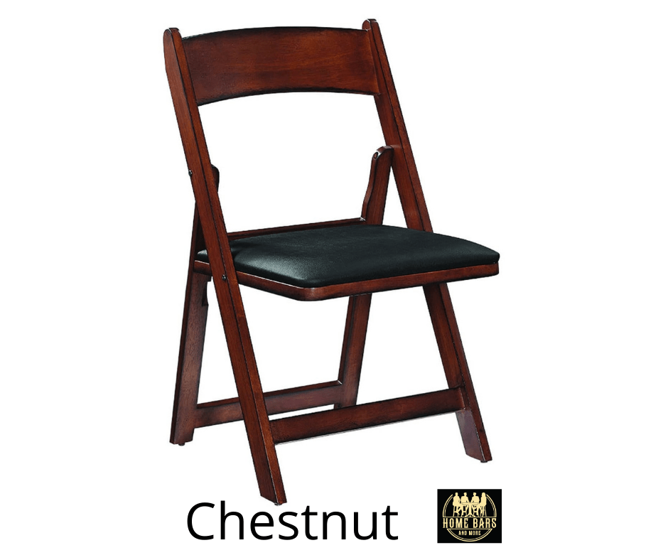 Fold Up Chair - Chestnut Finish 