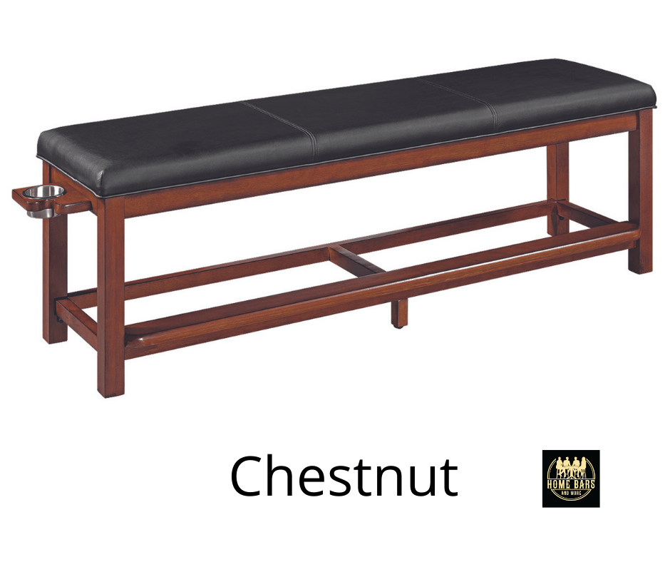 Chestnut Bench at Angle
