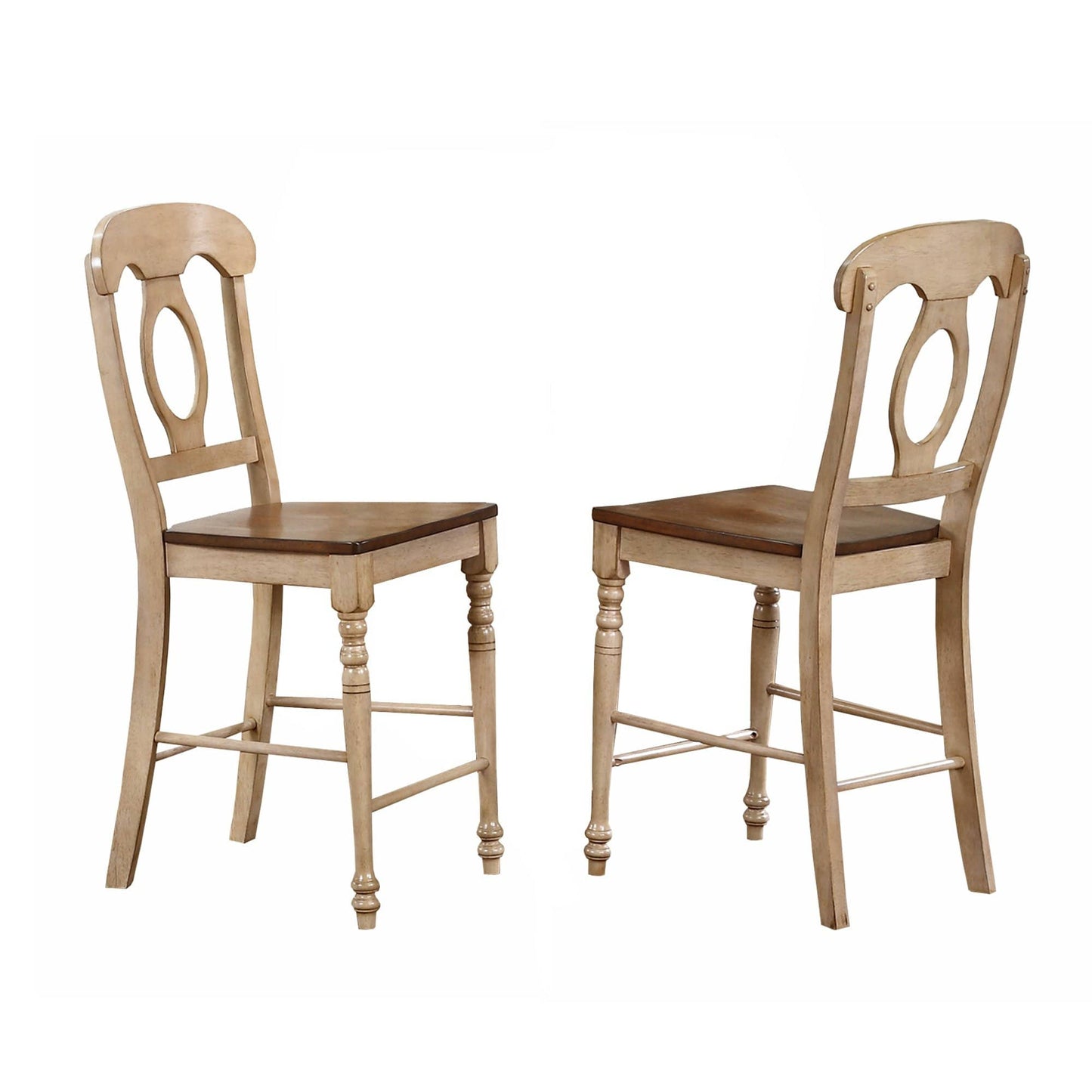 two-tone pub chairs 