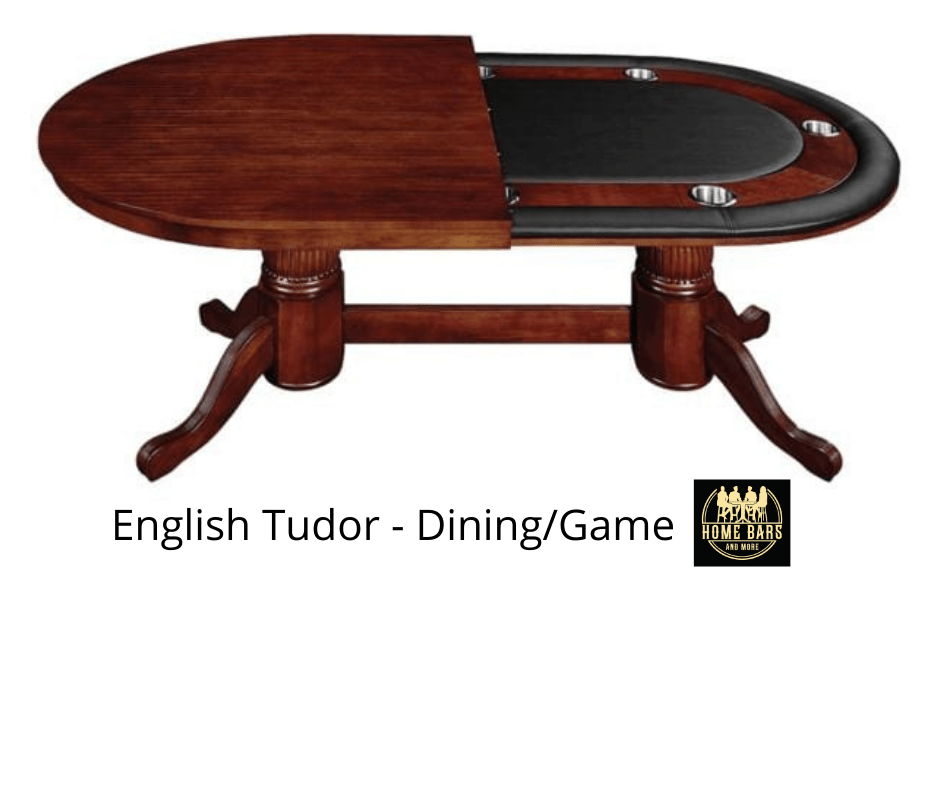 English Tudor Finish - 1/2 Dining & 1/2 Game 