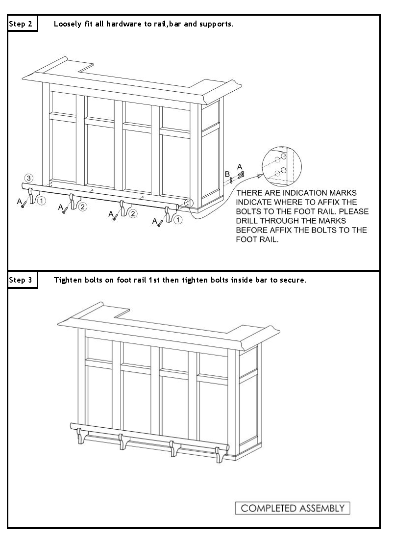 Foot Rail Assembly page 2