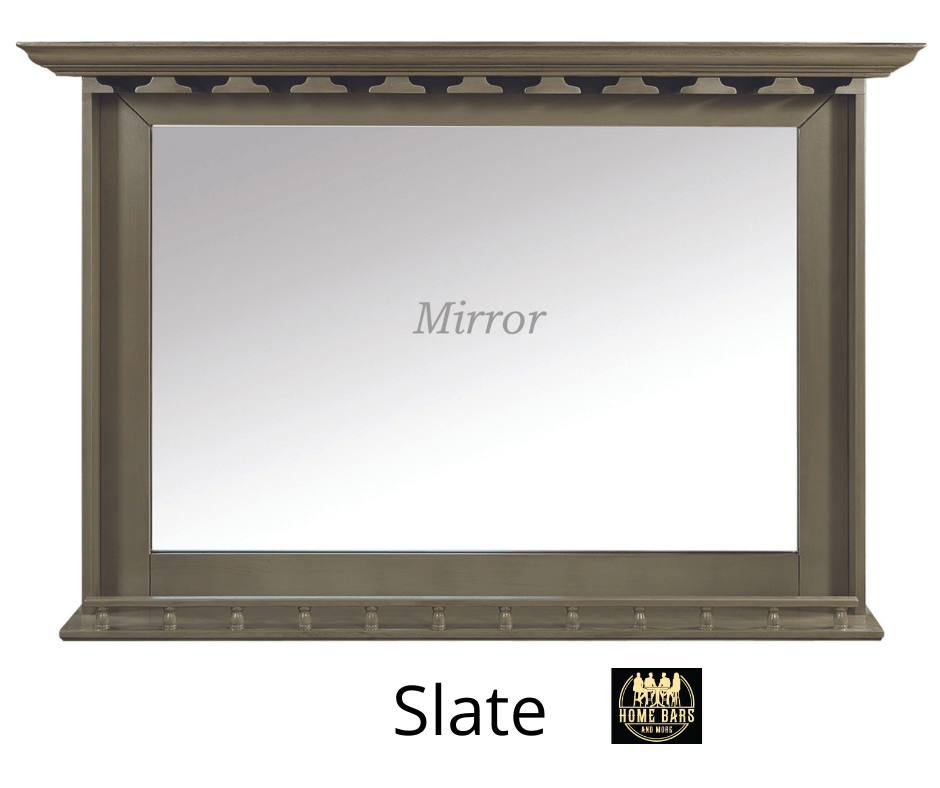 Slate Finish Wine Bar Mirror 