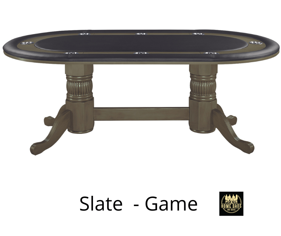 Game Table in Slate Finish 