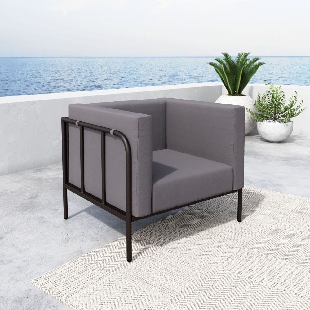 Cancun Arm Chair Gray