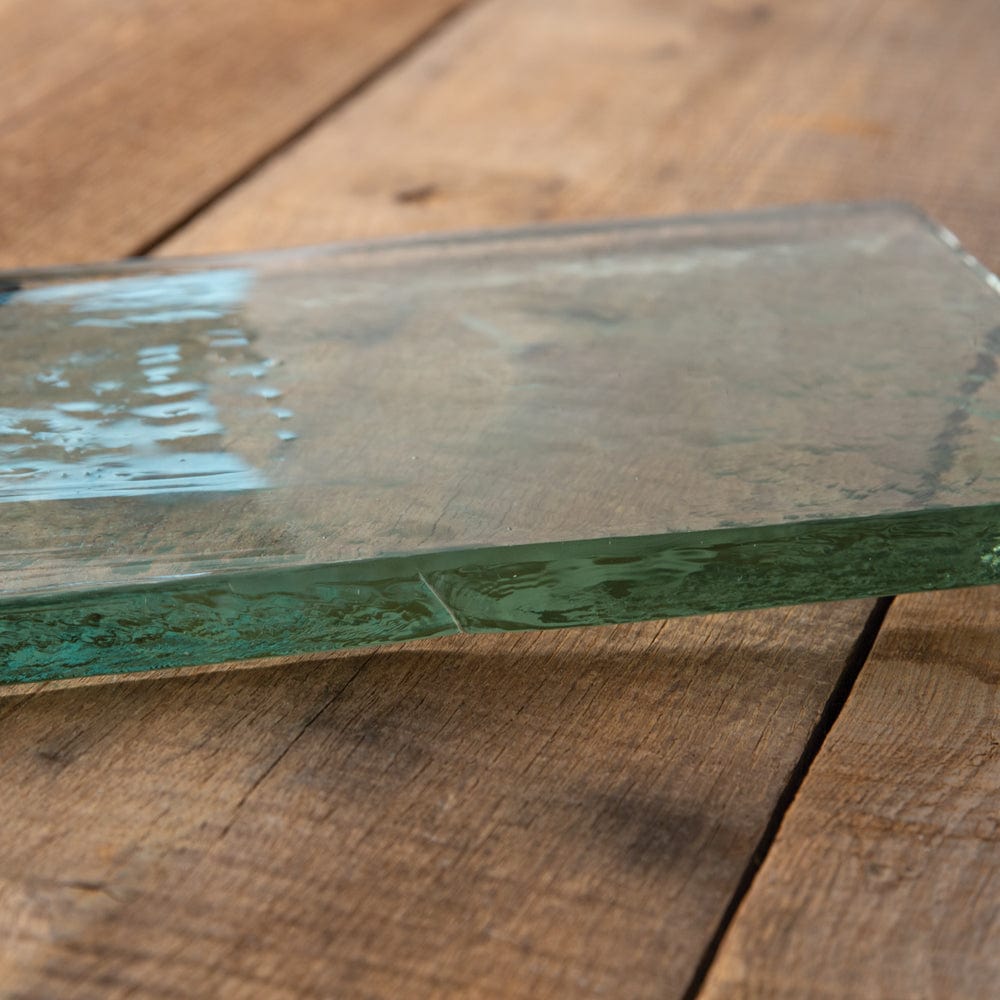 Blocked Glass Cheese Board