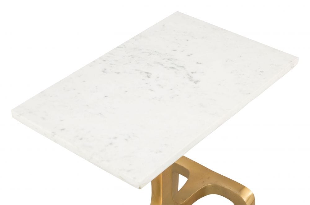 Rectangular marble table top