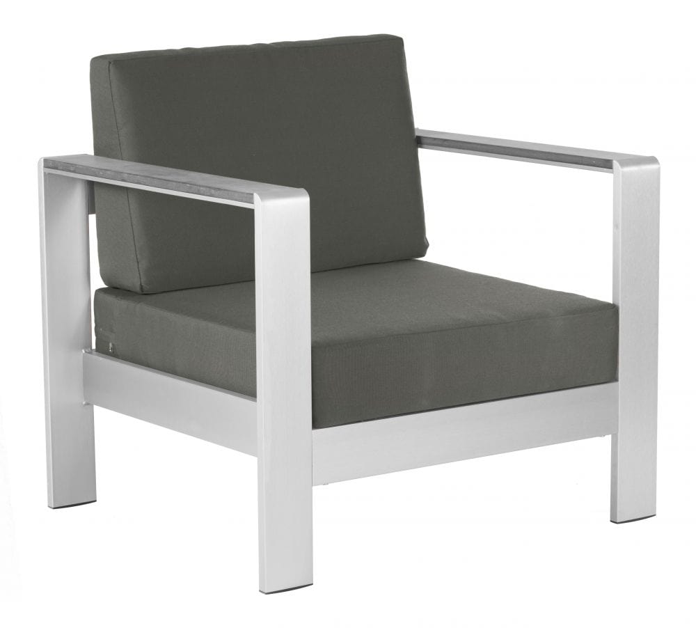 Cosmopolitan Arm Chair in Dark Gray