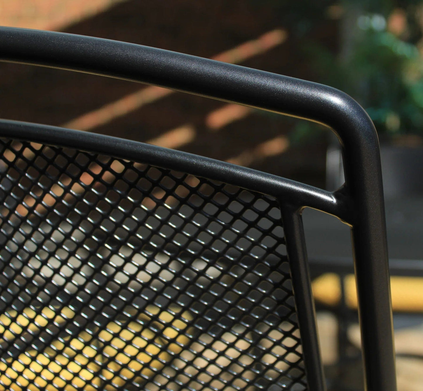 Fully-welded, no-assembly Henley chair 