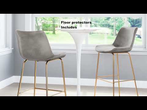Video of Tony Bar Chair by ZuoMod