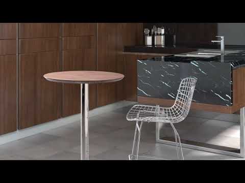 Video of the Bergen Bar Table in Walnut by Zuo Modern