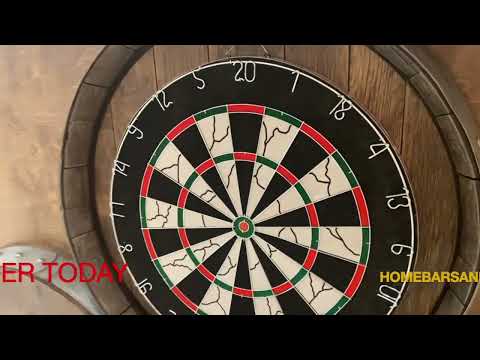 Video of the Barrel Head Dartboard from the Showroom