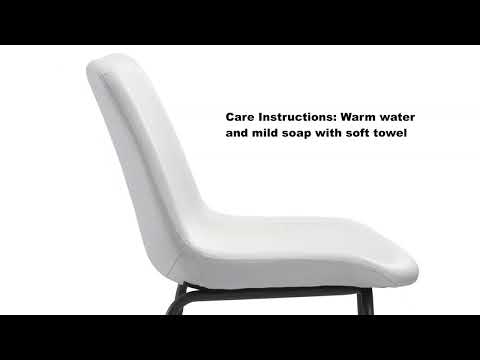 Video of the Byron Barstool in White from Zuo Mod